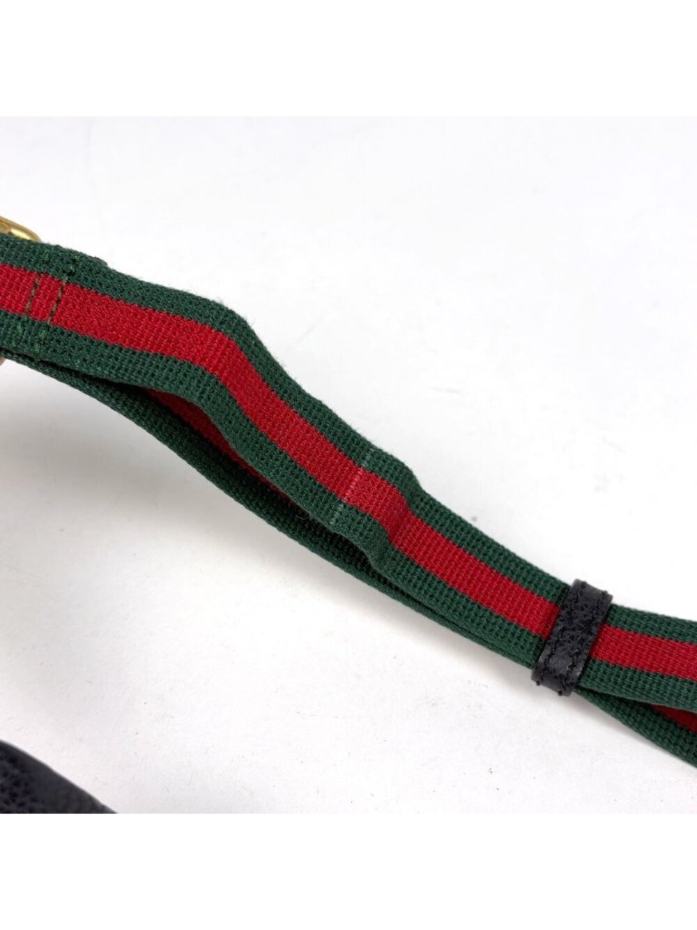 Gucci Logo Waist Bag Leather Black - Picture 5 of 7